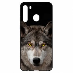 Чехол из раздела Волк Wolf with yellow eyes для Samsung A21