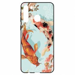 Чехол из раздела Знаки зодиака Японские Рыбы Кои для Samsung A21