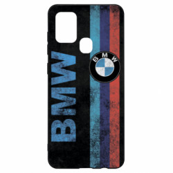 Чехол из раздела Автомобилистам BMW grunge для Samsung A21s - FATLINE Чехол из раздела Автомобилистам BMW grunge для Samsung A21s