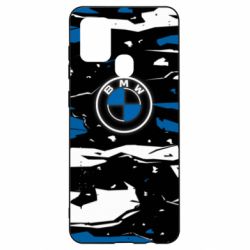 Чехол из раздела Автомобилистам BMW logo and art background для Samsung A21s - FATLINE Чехол из раздела Автомобилистам BMW logo and art background для Samsung A21s