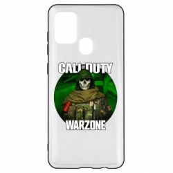 Чехол из раздела Call of Duty Call of duty Warzone ghost green background для Samsung A21s - FATLINE Чехол из раздела Call of Duty Call of duty Warzone ghost green background для Samsung A21s