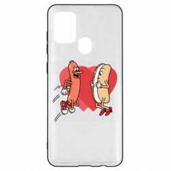 Чохол з розділу 14 Лютого Hot dog love для Samsung A21s - FATLINE Чохол з розділу 14 Лютого Hot dog love для Samsung A21s