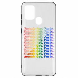 Чехол из раздела Molka_story Sounds Gay. I’m In. для Samsung A21s - FATLINE Чехол из раздела Molka_story Sounds Gay. I’m In. для Samsung A21s