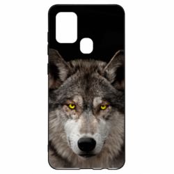 Чехол из раздела Волк Wolf with yellow eyes для Samsung A21s