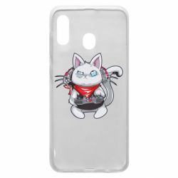 Чехол из раздела Кот Cat Gamer для Samsung A30 - FATLINE Чехол из раздела Кот Cat Gamer для Samsung A30