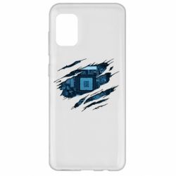 Чехол из раздела Passichnyk Motherboard through the T-Shirt для Samsung A31 - FATLINE Чехол из раздела Passichnyk Motherboard through the T-Shirt для Samsung A31