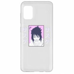 Чехол из раздела Авторские принты Saske Naruto and hieroglyphs для Samsung A31 - FATLINE Чехол из раздела Авторские принты Saske Naruto and hieroglyphs для Samsung A31