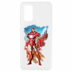 Чехол из раздела Железный человек Avengers iron man drawing для Samsung A32 4G - FATLINE Чехол из раздела Железный человек Avengers iron man drawing для Samsung A32 4G