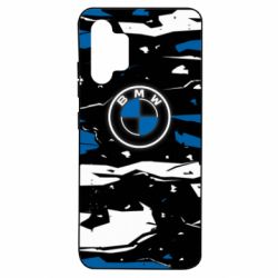 Чехол из раздела Автомобилистам BMW logo and art background для Samsung A32 4G - FATLINE Чехол из раздела Автомобилистам BMW logo and art background для Samsung A32 4G
