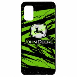 Чехол из раздела Автомобилистам John Deere and green background для Samsung A41 - FATLINE Чехол из раздела Автомобилистам John Deere and green background для Samsung A41