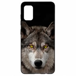 Чехол из раздела Волк Wolf with yellow eyes для Samsung A41