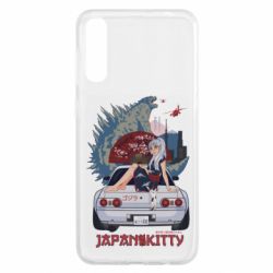 Чехол из раздела Авторские принты Japanese kitty для Samsung A50 - FATLINE Чехол из раздела Авторские принты Japanese kitty для Samsung A50