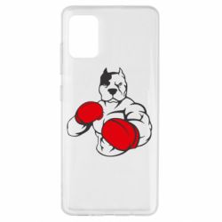 Чехол из раздела Бокс/Кикбоксинг Pitbull Boxing Logo для Samsung A51