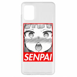 Чехол из раздела Авторские принты Senpai and girl anime для Samsung A51 - FATLINE Чехол из раздела Авторские принты Senpai and girl anime для Samsung A51