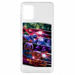 Чехол из раздела Мстители Super power avengers для Samsung A51 - FATLINE Чехол из раздела Мстители Super power avengers для Samsung A51