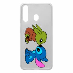 Чехол из раздела Star Wars Baby Yoda And Stitch для Samsung A60 - FATLINE Чехол из раздела Star Wars Baby Yoda And Stitch для Samsung A60