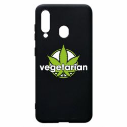 Чехол из раздела Авторские принты Vegetarian hemp для Samsung A60 - FATLINE Чехол из раздела Авторские принты Vegetarian hemp для Samsung A60