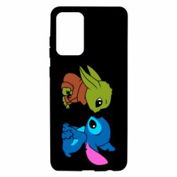 Чехол из раздела Star Wars Baby Yoda And Stitch для Samsung A72 5G - FATLINE Чехол из раздела Star Wars Baby Yoda And Stitch для Samsung A72 5G