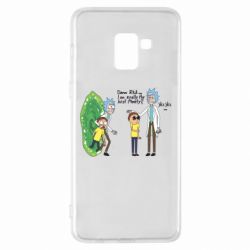 Чехол из раздела Мультфильмы Рик и Морти. Не лучшее время для Samsung A8+ 2018 - FATLINE Чехол из раздела Мультфильмы Рик и Морти. Не лучшее время для Samsung A8+ 2018
