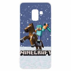 Чехол из раздела Minecraft Зимний Майнкрафт для Samsung A8 2018