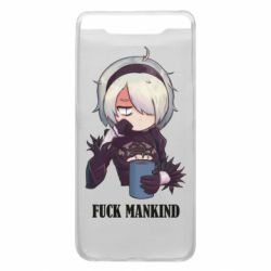 Чехол из раздела NieR: Automata Nier. Fuck Mankind для Samsung A80 - FATLINE Чехол из раздела NieR: Automata Nier. Fuck Mankind для Samsung A80