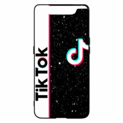 Чехол из раздела Социальные сети Tiktok black space для Samsung A80 - FATLINE Чехол из раздела Социальные сети Tiktok black space для Samsung A80