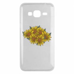 Чехол из раздела Авторские принты Букет из подсолнухов для Samsung J3 2016 - FATLINE Чехол из раздела Авторские принты Букет из подсолнухов для Samsung J3 2016