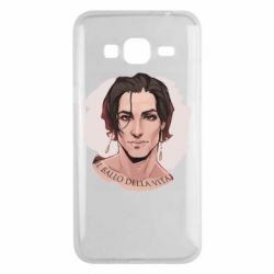 Чехол из раздела Måneskin Damiano David portrait для Samsung J3 2016 - FATLINE Чехол из раздела Måneskin Damiano David portrait для Samsung J3 2016
