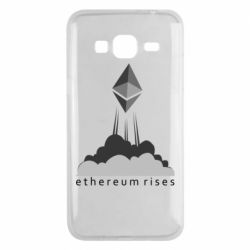Чехол из раздела Ethereum Ethereum Rises для Samsung J3 2016 - FATLINE Чехол из раздела Ethereum Ethereum Rises для Samsung J3 2016