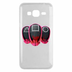 Чехол из раздела Игра в кальмара Нарисованные маски игра в кальмара для Samsung J3 2016