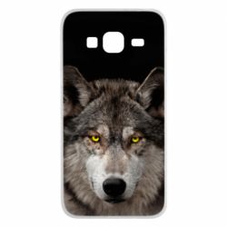 Чехол из раздела Волк Wolf with yellow eyes для Samsung J3 2016
