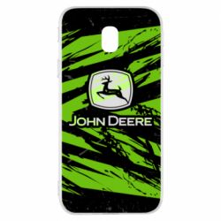 Чехол из раздела Автомобилистам John Deere and green background для Samsung J3 2017 - FATLINE Чехол из раздела Автомобилистам John Deere and green background для Samsung J3 2017