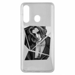 Чехол из раздела Måneskin Black and white Damiano для Samsung M40 - FATLINE Чехол из раздела Måneskin Black and white Damiano для Samsung M40