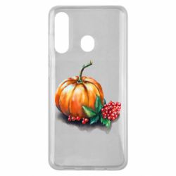 Чехол из раздела Авторские принты Тыква я ягодами калины для Samsung M40 - FATLINE Чехол из раздела Авторские принты Тыква я ягодами калины для Samsung M40