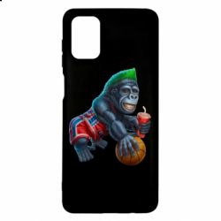 Чехол из раздела Баскетбол Gorilla and basketball ball для Samsung M51