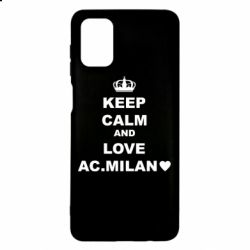 Чехол из раздела KEEP CALM Keep calm and love AC Milan для Samsung M51