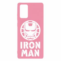 Чехол из раздела Железный человек Iron man text для Samsung Note 20 - FATLINE Чехол из раздела Железный человек Iron man text для Samsung Note 20