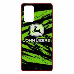 Чехол из раздела Автомобилистам John Deere and green background для Samsung Note 20 - FATLINE Чехол из раздела Автомобилистам John Deere and green background для Samsung Note 20