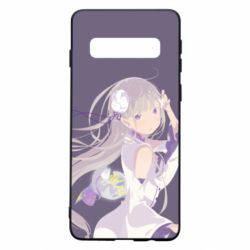 Чохол з розділу Re:Zero. Життя з нуля в альтернативному світі Эмилия для Samsung S10 - FATLINE Чохол з розділу Re:Zero. Життя з нуля в альтернативному світі Эмилия для Samsung S10