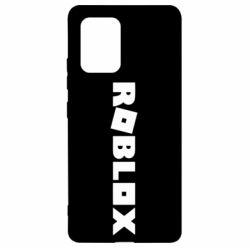 Чехол из раздела Roblox Roblox inscription для Samsung S10 Lite - FATLINE Чехол из раздела Roblox Roblox inscription для Samsung S10 Lite