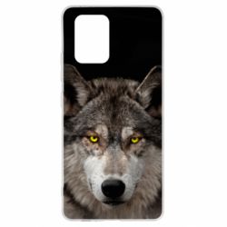 Чехол из раздела Волк Wolf with yellow eyes для Samsung S10 Lite