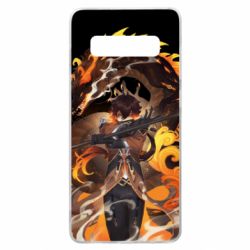 Чехол из раздела Genshin Impact Zhongli Geo Archon Morax для Samsung S10+