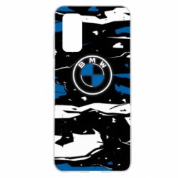 Чехол из раздела Автомобилистам BMW logo and art background для Samsung S20 - FATLINE Чехол из раздела Автомобилистам BMW logo and art background для Samsung S20