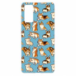 Чехол из раздела Собака Cute Corgis для Samsung S20 FE - FATLINE Чехол из раздела Собака Cute Corgis для Samsung S20 FE