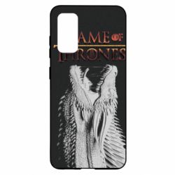 Чехол из раздела Игра престолов Gray dragon для Samsung S20 - FATLINE Чехол из раздела Игра престолов Gray dragon для Samsung S20