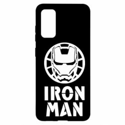 Чехол из раздела Железный человек Iron man text для Samsung S20 - FATLINE Чехол из раздела Железный человек Iron man text для Samsung S20