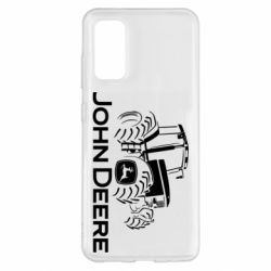 Чехол из раздела Автомобилистам John Deere Logo, Tractor для Samsung S20 - FATLINE Чехол из раздела Автомобилистам John Deere Logo, Tractor для Samsung S20