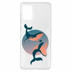 Чехол из раздела Кит Two whales для Samsung S20+ - FATLINE Чехол из раздела Кит Two whales для Samsung S20+