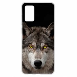 Чехол из раздела Волк Wolf with yellow eyes для Samsung S20+