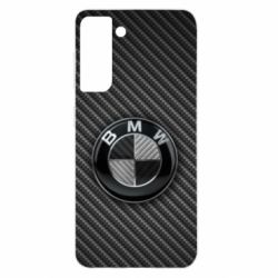 Чехол из раздела Автомобилистам BMW Carbon для Samsung S21 - FATLINE Чехол из раздела Автомобилистам BMW Carbon для Samsung S21